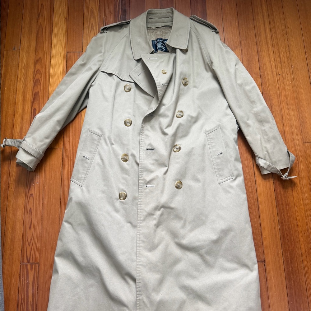 Burberry Men’s Classic Beige Trench Coat